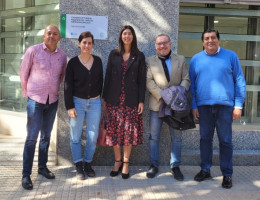 La delegada territorial de Justicia de Málaga, Mónica Alejo, visita el Centro de Día y el SIMA que Diagrama gestiona en esta provincia. Fundación Diagrama. Andalucía 2022