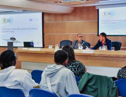 Juan Francisco Franco, responsable del Área de Menores en Conflicto Social de la ARRMI, y José Manuel Durán, director territorial de Diagrama en Madrid