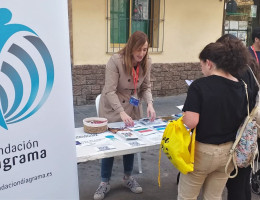 Mesa informativa de Fundación Diagrama en la 4ª Feria de Empleo y Formación de Alicante