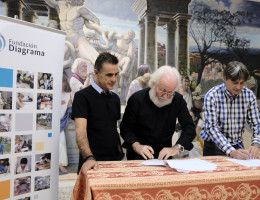Fundación Diagrama y el Círculo de Bellas Artes de Castellón - Ars Galvi firma un convenio para fomentar el arte entre los jóvenes a través de la Red Nodus. Comunidad Valenciana 2019.