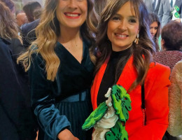 La delegada de Sostenibilidad en Jaén, Mª José Lara, y Ana Belén Rivero