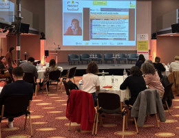 Maria João Leote de Carvalho, investigadora en la Escuela NOVA de Ciencias Sociales y Humanidades (Portugal), se unió a la conferencia a través de Zoom