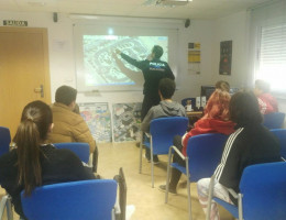 Jóvenes atendidos en el hogar de protección ‘Arrui’ de Molina de Segura (Murcia) participan en unas jornadas de educación vial. Fundación Diagrama 2017