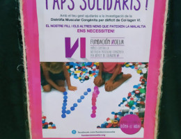 Los jóvenes atendidos en el centro de acogida ‘Ullals II’ en Sant Jaume d’Enveja (Tarragona) colaboran en una recogida de tapones solidarios. Fundación Diagrama. Cataluña 2020. 