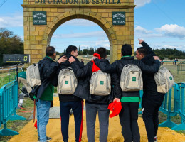 Jóvenes de los centros ‘Las Lagunillas’ y ‘La Jara’ participan en dos de las pruebas deportivas más representativas de Andalucía. Fundación Diagrama. Andalucía 2020. 