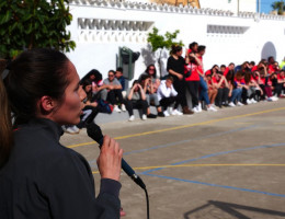 Los jóvenes del centro de acogida ‘Plana Baixa’ de Nules (Castellón) celebran la I Semana de Deporte Inclusivo ‘Por un deporte sin barreras’. Fundación Diagrama. Comunidad Valenciana 2019.