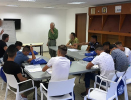 Jóvenes atendidos por Fundación Diagrama en Cataluña participan en el I Campus de Hostelería y Deportes para el fomento de la empleabilidad en Lloret de Mar 2019.