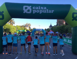 Jóvenes atendidos en varios centros de Fundación Diagrama en la provincia de Valencia participan en una serie de pruebas deportivas y solidarias. Comunidad Valenciana 2019. 