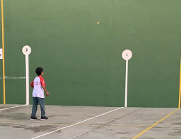 Jóvenes atendidos en los centros ‘Massamagrell’ y ‘Mariano Ribera’ de Valencia participan en varias actividades de pelota valenciana. Fundación Diagrama. Comunidad Valenciana 2019. 