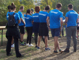 Los jóvenes de los centros ‘Montefiz’ y ‘Monteledo’ de Ourense participan en la quinta jornada de voluntariado ambiental de Decathlon. Galicia 2018. 