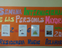 Día Internacional de las Personas de Edad. Personas atendidas en la residencia 'Nuevo Azahar' de Archena (Murcia). Fundación Diagrama 2017. 