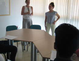 Jóvenes del centro de día ‘Levante’ y el Programa de Medio Abierto de Alicante participan en un proceso de selección de la empresa tecnológica Verne. Fundación Diagrama. Comunidad Valenciana 2018.