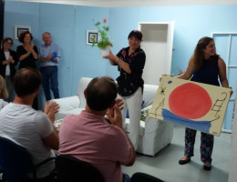 Los menores atendidos en el Centro Socioeducativo Juvenil de Cantabria asisten a una representación de la compañía teatral Muriago 