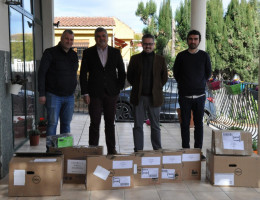 Donación de Verne Group en el centro 'La Pobla'