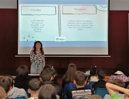 Detalle de uno de los momentos de la charla