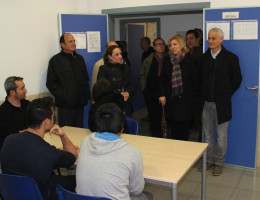 Visita consejera de Familia e Igualdad de Oportunidades y Círculo de Economía al centro 'La Zarza'. Fundación Diagrama.