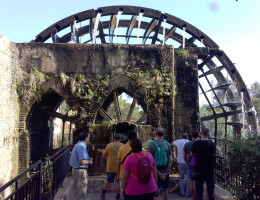 Visita al Museo Etnológico de la Huerta de Alcantarilla. Personas atendidas en el centro 'Heliotropos' de Murcia. Fundación Diagrama 2017.