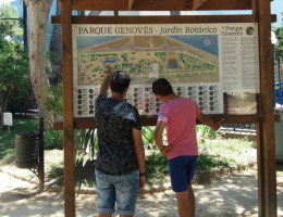 Visita al parque Genovés de los menores del centro 'El Limonar'. Fundación Diagrama. 