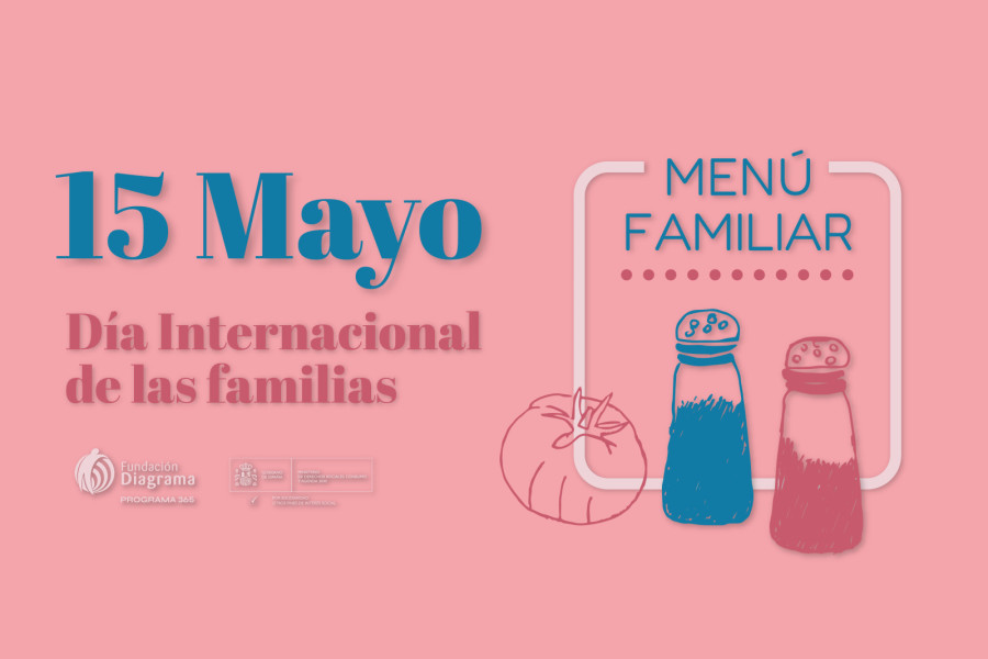 Cartel de la campaña 15M: Menú familiar