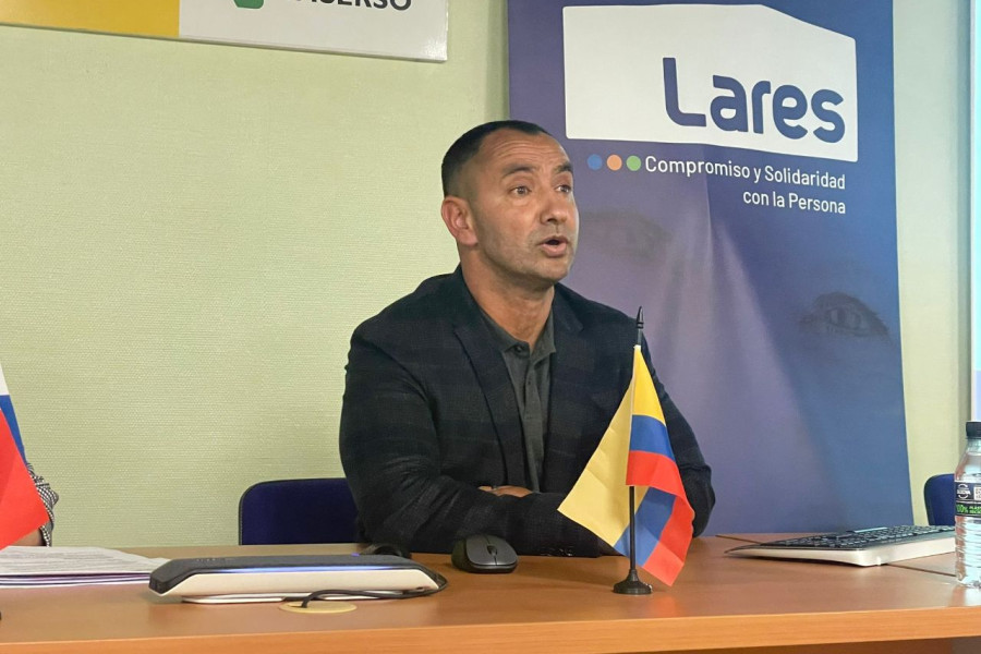 José Ramón López, durante su intervención en el congreso