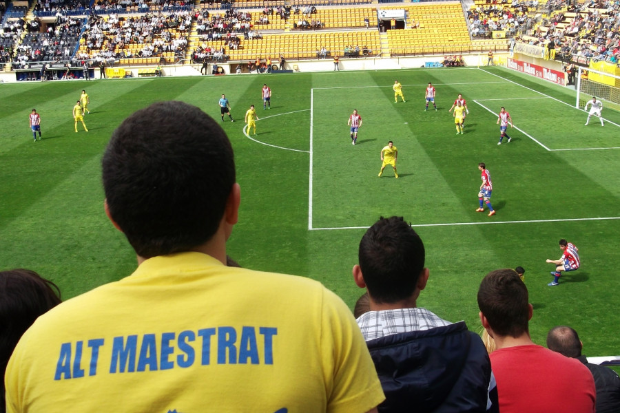 Los menores de los centros ‘Campanar’ (Valencia), ‘Sant Sebastià’ y ‘Baix Maestrat’ (Castellón) acuden a un partido del Villarreal C.F.