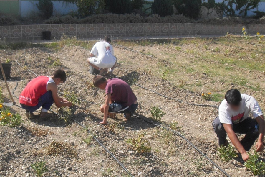 Los menores del centro ‘Las Lagunillas’ de Jaén participan en diversas actividades de voluntariado solidario durante el verano