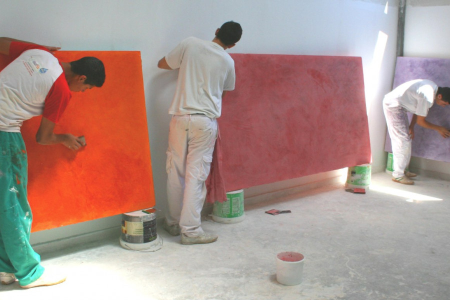 Menores del centro ‘Medina Azahara’ de Córdoba finalizan un Curso de Formación Ocupacional de Pintor