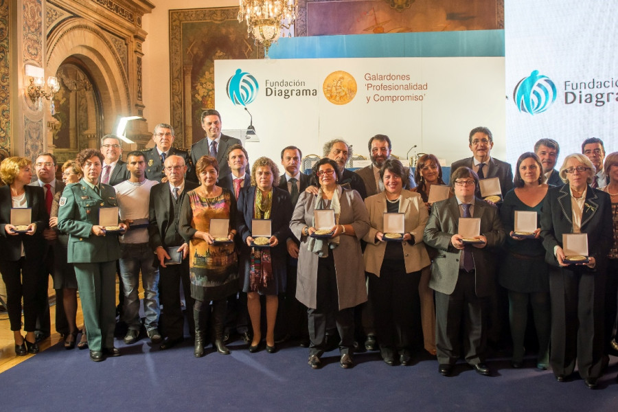 Fundación Diagrama entrega en Sevilla los Galardones Profesionalidad y Compromiso coincidiendo con su XX Aniversario en Andalucía