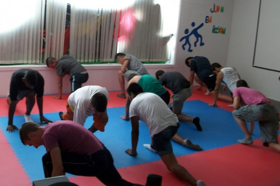 Menores del centro ‘Las Moreras’ de El Palmar (Murcia) realizan actividades saludables dentro del programa Juventud en Acción