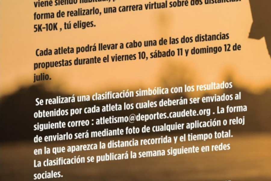 Jóvenes atendidos en el hogar ‘Alácera’ de Caudete (Albacete) participan en la carrera virtual ‘Antonio Amorós’ de la localidad