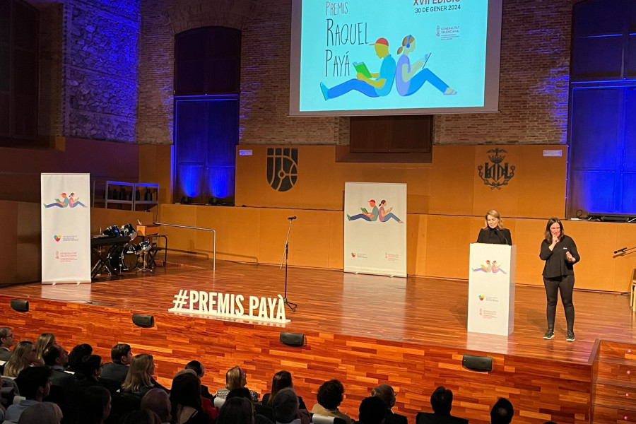 La consellera Susana Camarero, en su intervención en la gala de entrega de los premios