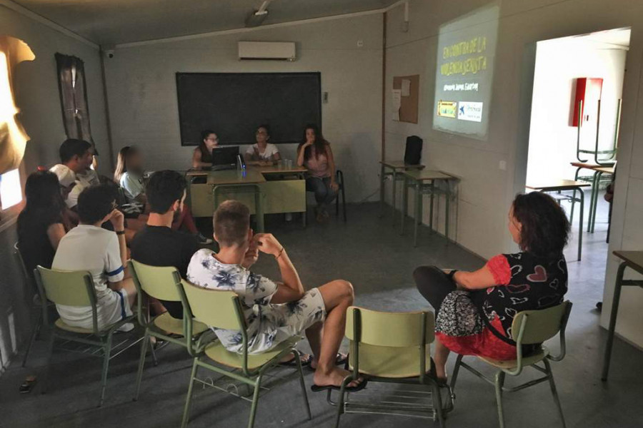 Taller de coeducación con los menores de 'Los Alcores'. Fundación Diagrama.