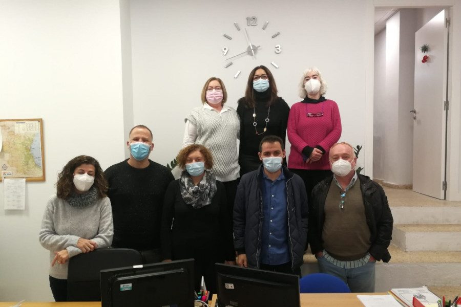 Ángeles Arcos, jefa de unidad de Medidas Judiciales, visita la nueva sede del Programa de Medio Abierto de Valencia