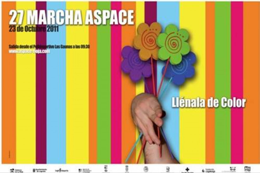 Menores y profesionales del Centro Educativo ‘Virgen de Valvanera’ de Logroño participan en la XXVII Marcha Solidaria ASPACE