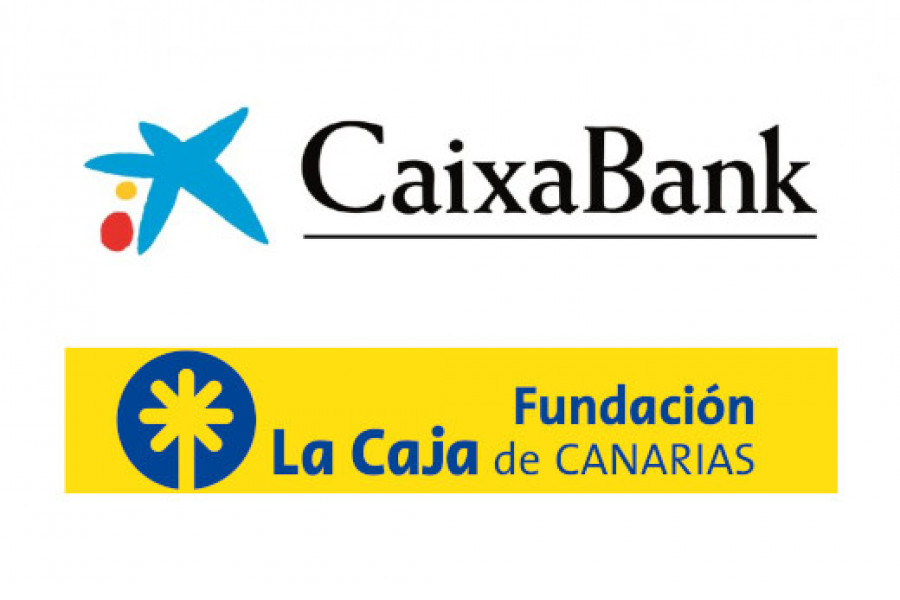 Logotipos CaixaBank y FUndación La Caja de Canarias