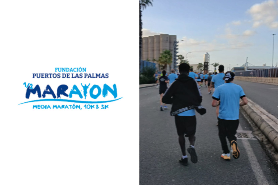 El Puerto de Las Palmas se convierte en espacio de ocio saludable para jóvenes del CEMMA ‘Inagua’