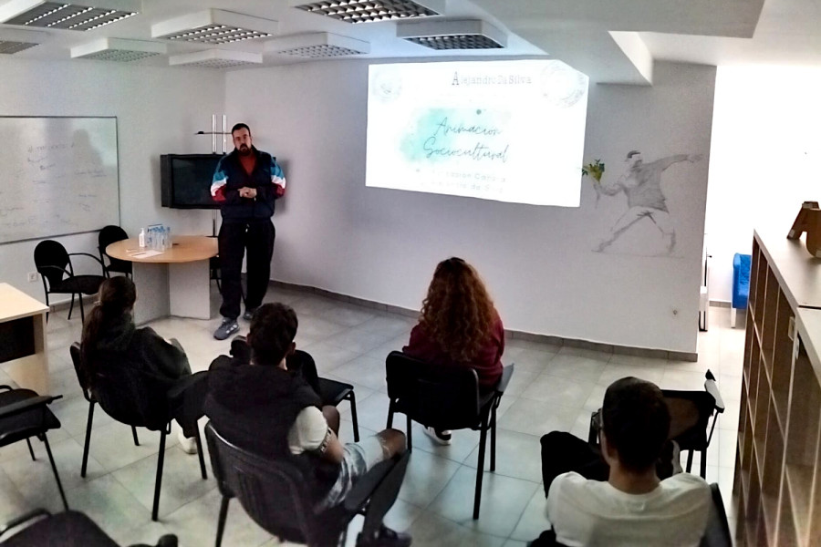 Charla educativa Voluntariado Fundación Alejandro Da Silva en CEMMA Inagua