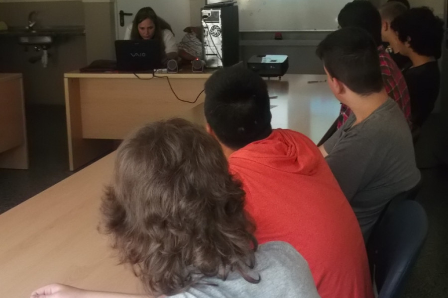 Charla de prevención de conductas violentas en el centro Virgen de Valvanera