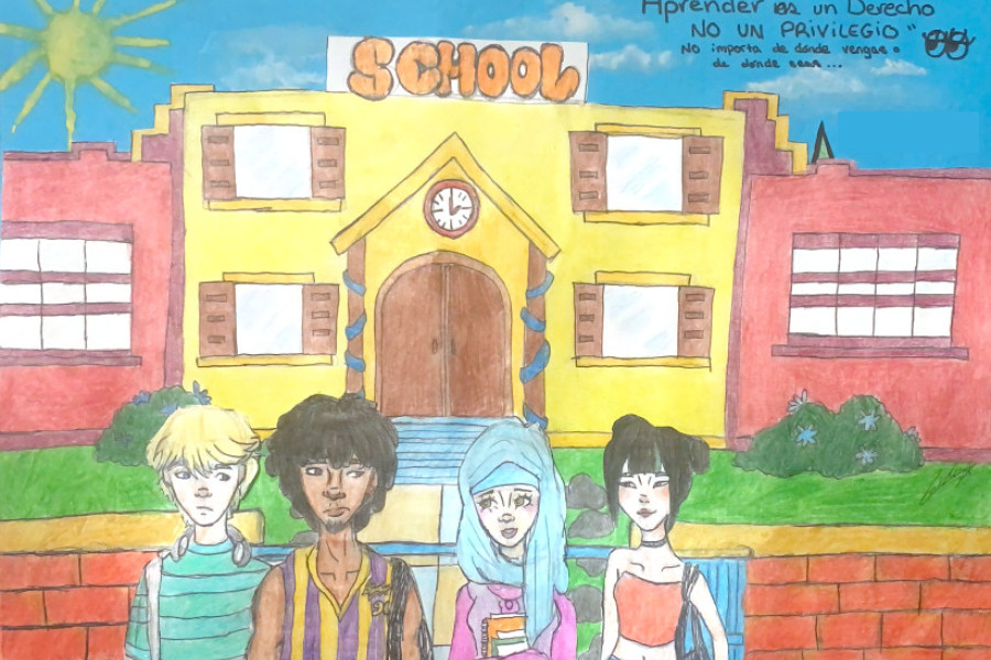 Derechos, obra ganadora del III Concurso de Ilustración DUDH