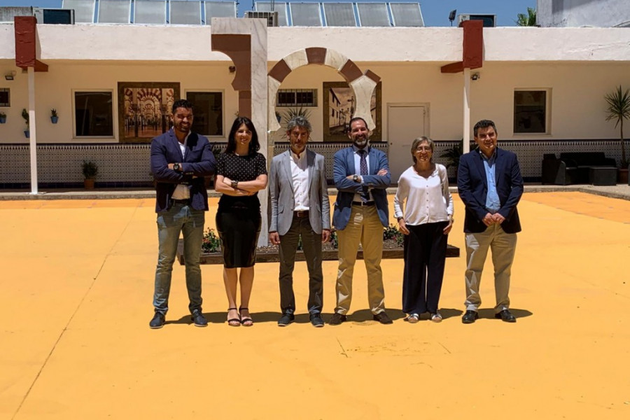 El director general de Justicia Juvenil y Cooperación, Francisco Ontiveros, visita el centro ‘Medina Azahara’ de Córdoba. Fundación Diagrama. Andalucía 2019.