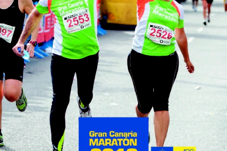 Los menores del centro ‘Garoé’ colaboran como voluntarios en la Maratón Gran Canaria 2013