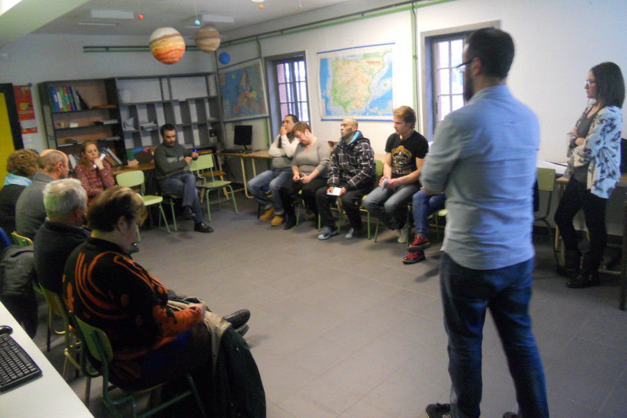 Primera sesión del Proyecto Senda en ‘Monteledo' y 'Montefiz'