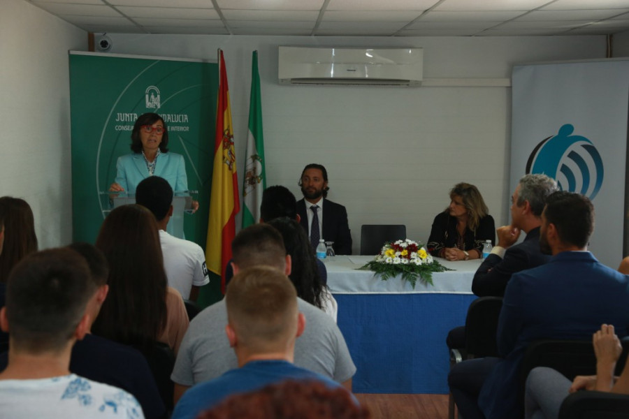 Menores del centro 'Los Alcores' de Carmona (Sevilla) obtienen el título de Graduado en Educación Secundaria Obligatoria. Fundación Diagrama 2017. 