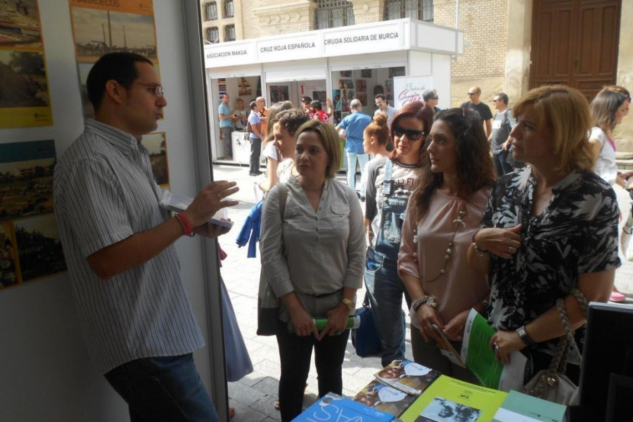 izda a dcha: Pablo Gallego (F.Diagrama), Verónica López, Alicia Barquero y Violante Tomás. 