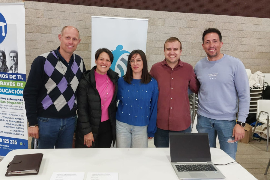 El equipo de Fundación Diagrama que asistió a la feria