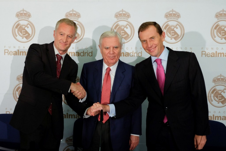 Firma del convenio entre Fundación Diagrama y la Fundación Real Madrid