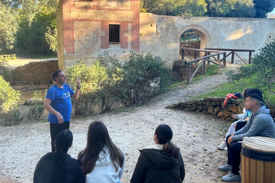 Ruta de los Molinos, en el Parque de Oromana de la localidad de Alcalá de Guadaíra