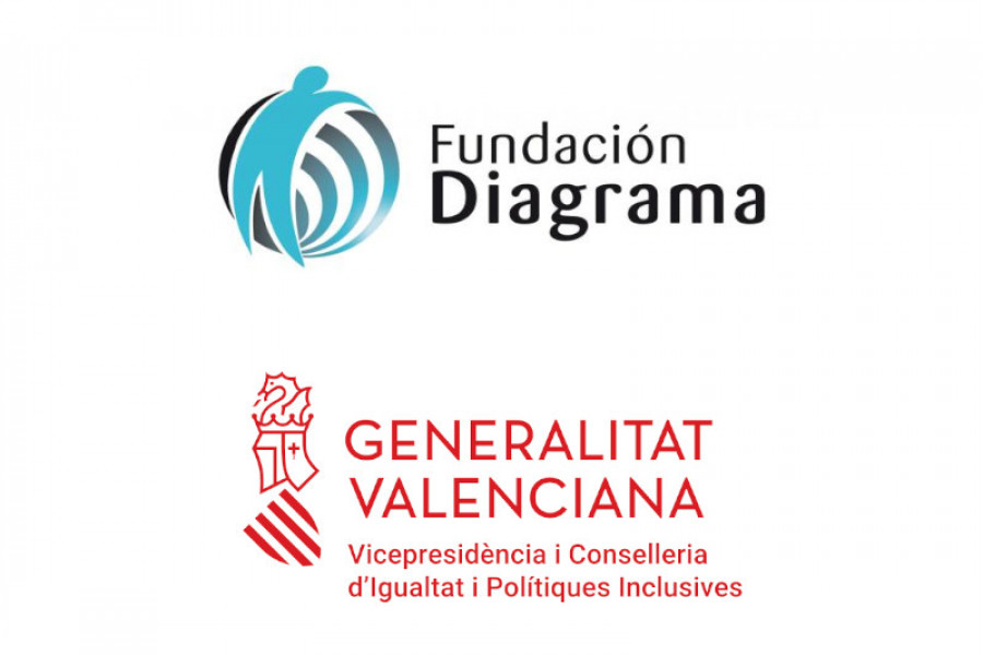 Logotipos de Fundación Diagrama y Generalitat Valenciana