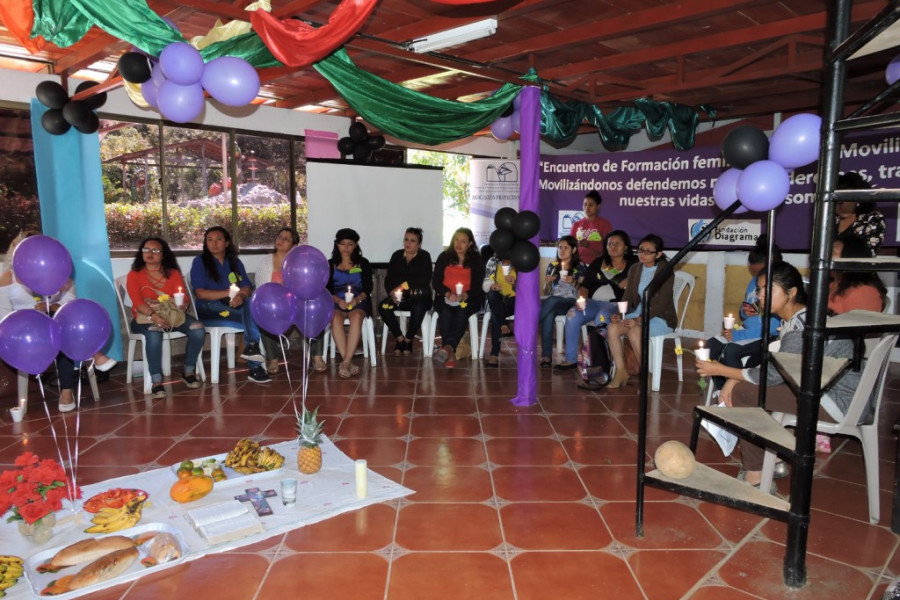 Profesionales de Fundación Diagrama en Cantabria asisten al encuentro ‘Formación feminista para la movilización social’ celebrado en Nicaragua. Cooperación 2017.