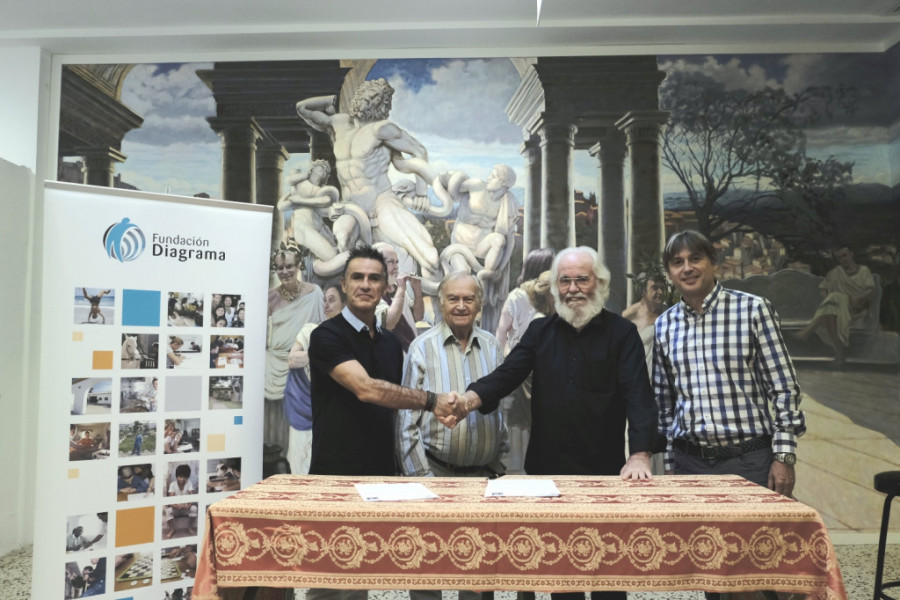Fundación Diagrama y el Círculo de Bellas Artes de Castellón - Ars Galvi firma un convenio para fomentar el arte entre los jóvenes a través de la Red Nodus. Comunidad Valenciana 2019. 